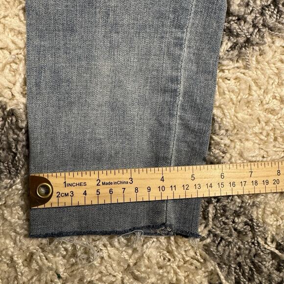 True Religion Super Skinny Knee Slit Blue Jeans Women's Size 28 - Picture 4 of 9